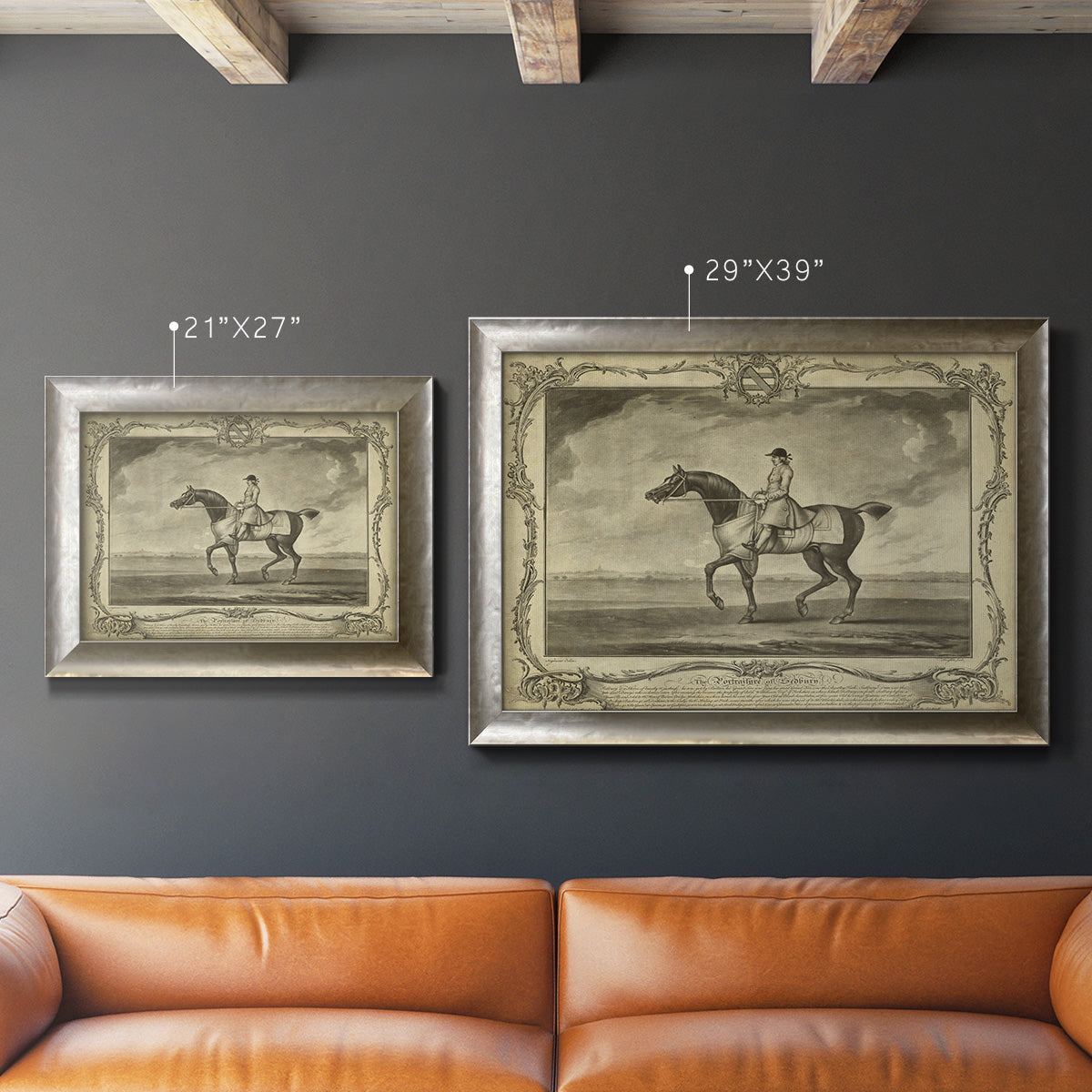 Distinguished Horses II Premium Framed Canvas- Ready to Hang