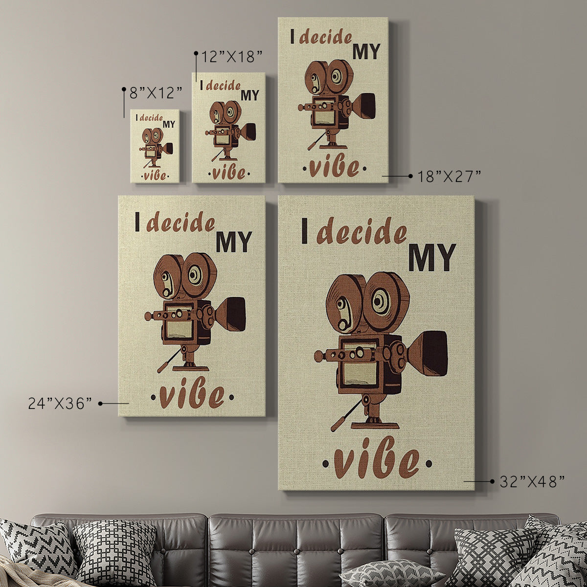 Movie Time III - Canvas Art Print