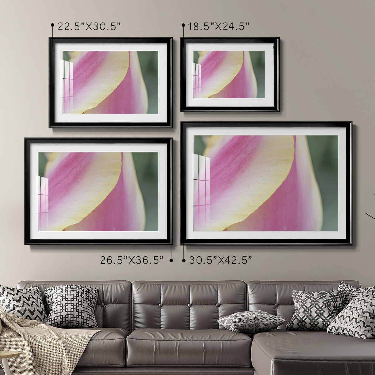 Delicate Premium Framed Print - Ready to Hang