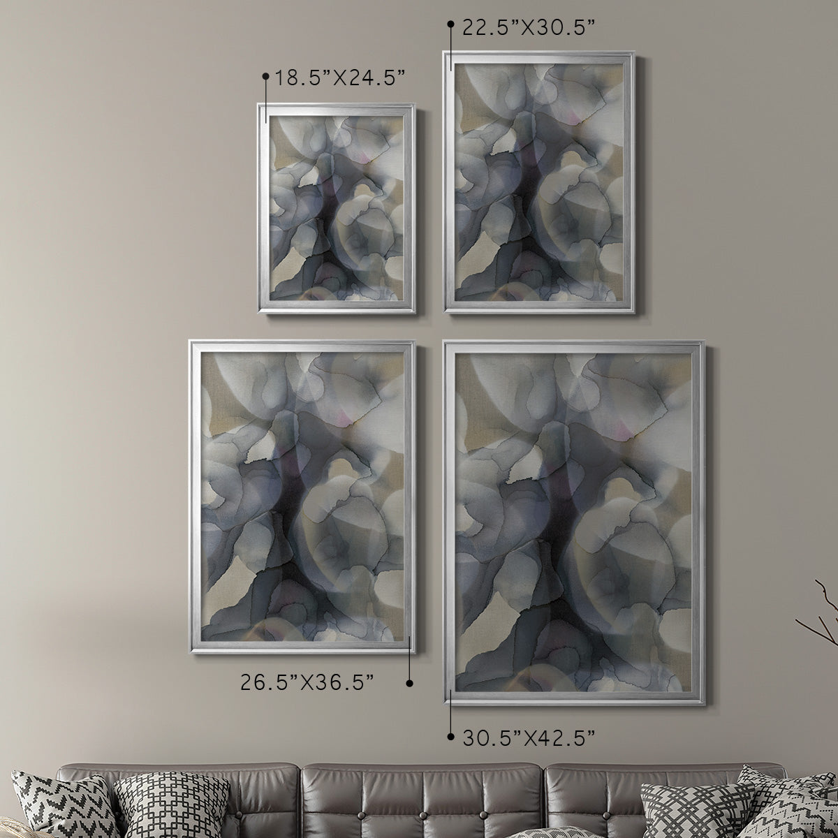 Heavy Weather - Modern Framed Canvas Print