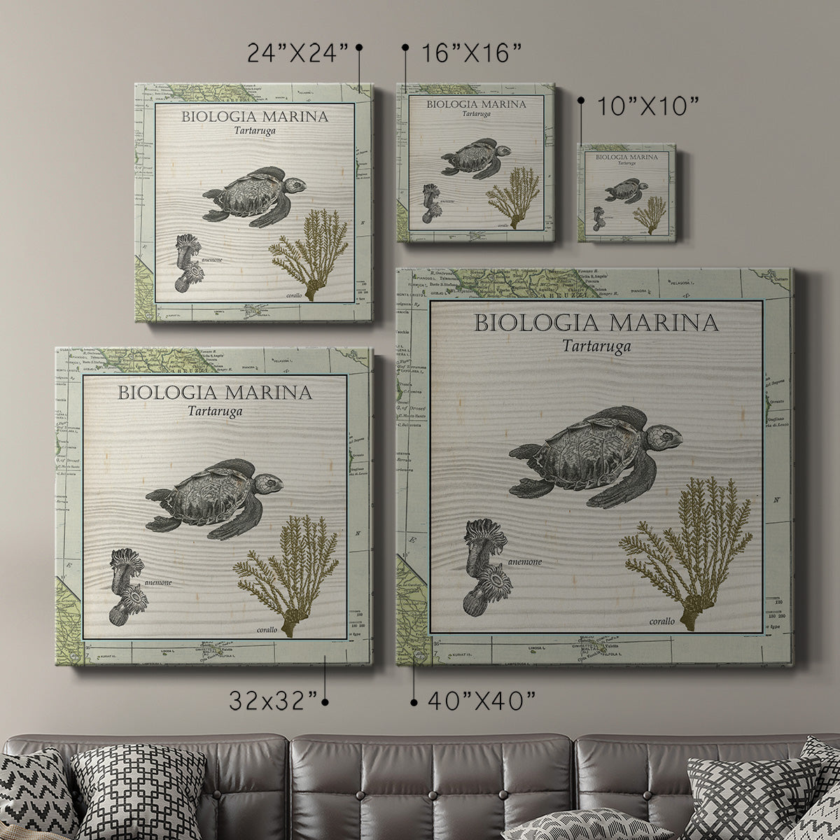 Biologia Marina IV - Canvas Art Print