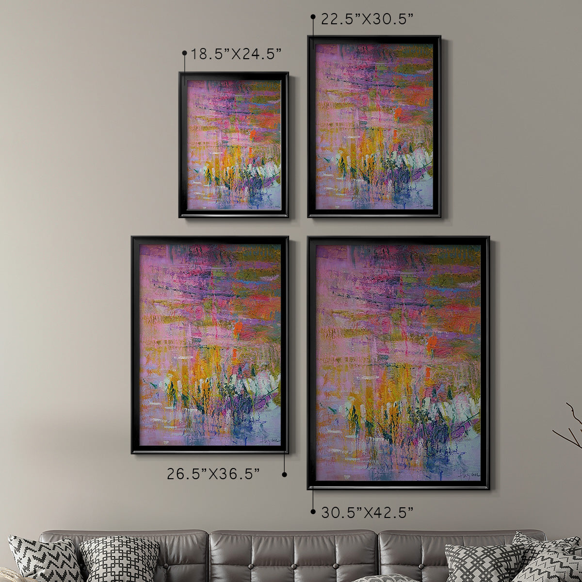 Twilight Resting - Modern Framed Canvas Print