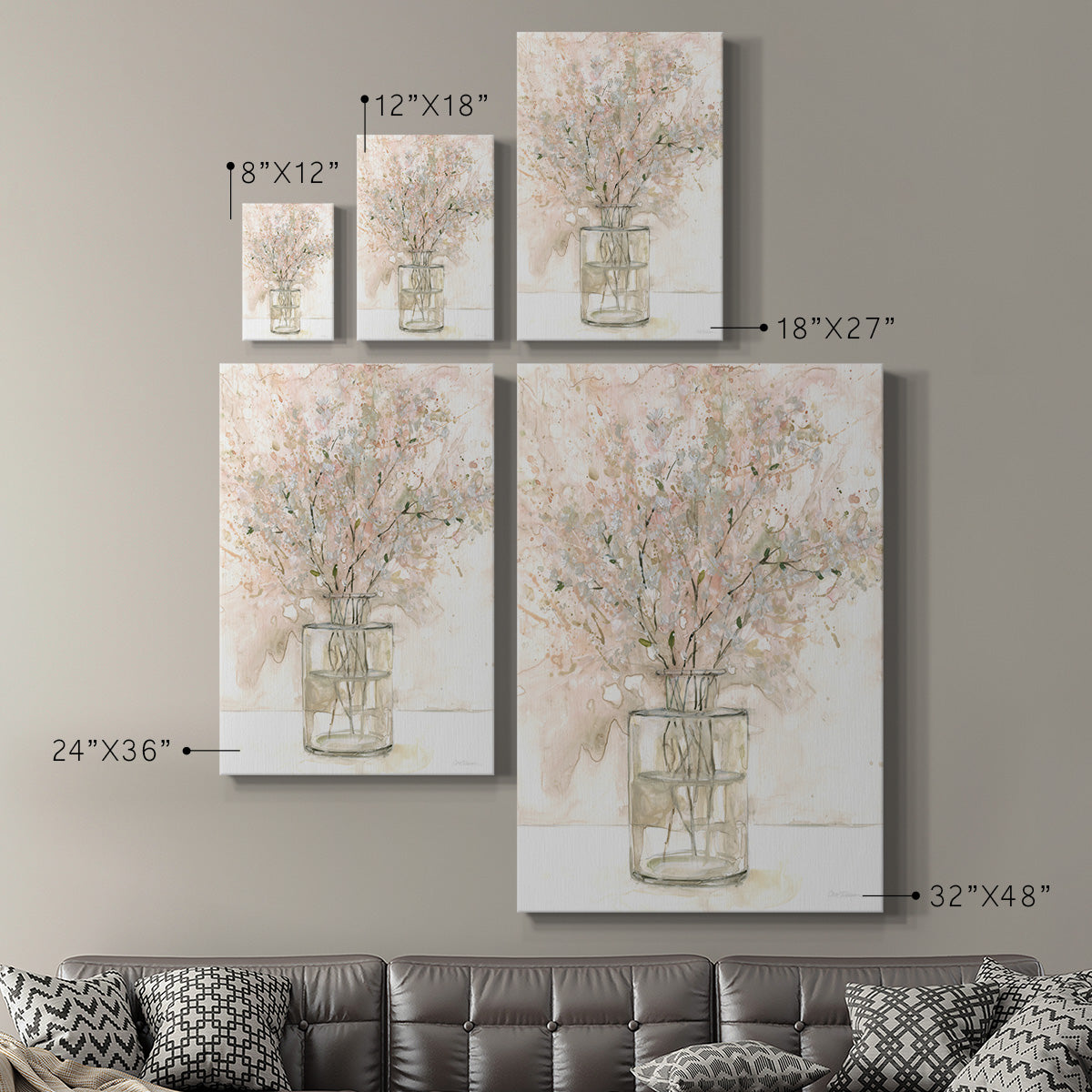 Delicate Arrangement I - Canvas Art Print