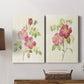 Dusty Rose I Premium Gallery Wrapped Canvas - Ready to Hang - Set of 2 - 8 x 12 Each