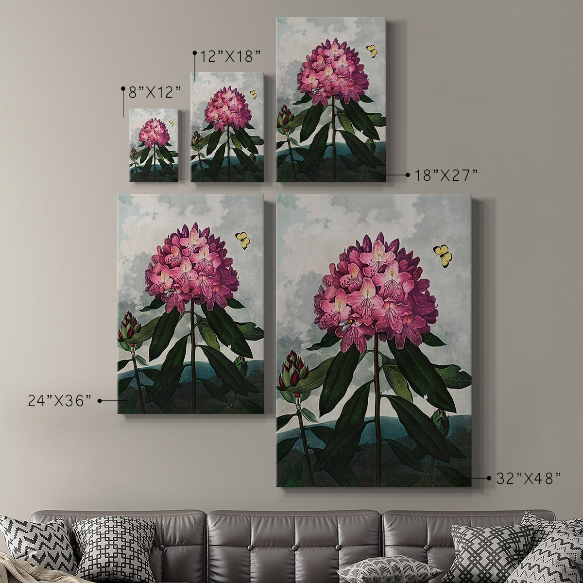 Temple of Flora X - Canvas Art Print