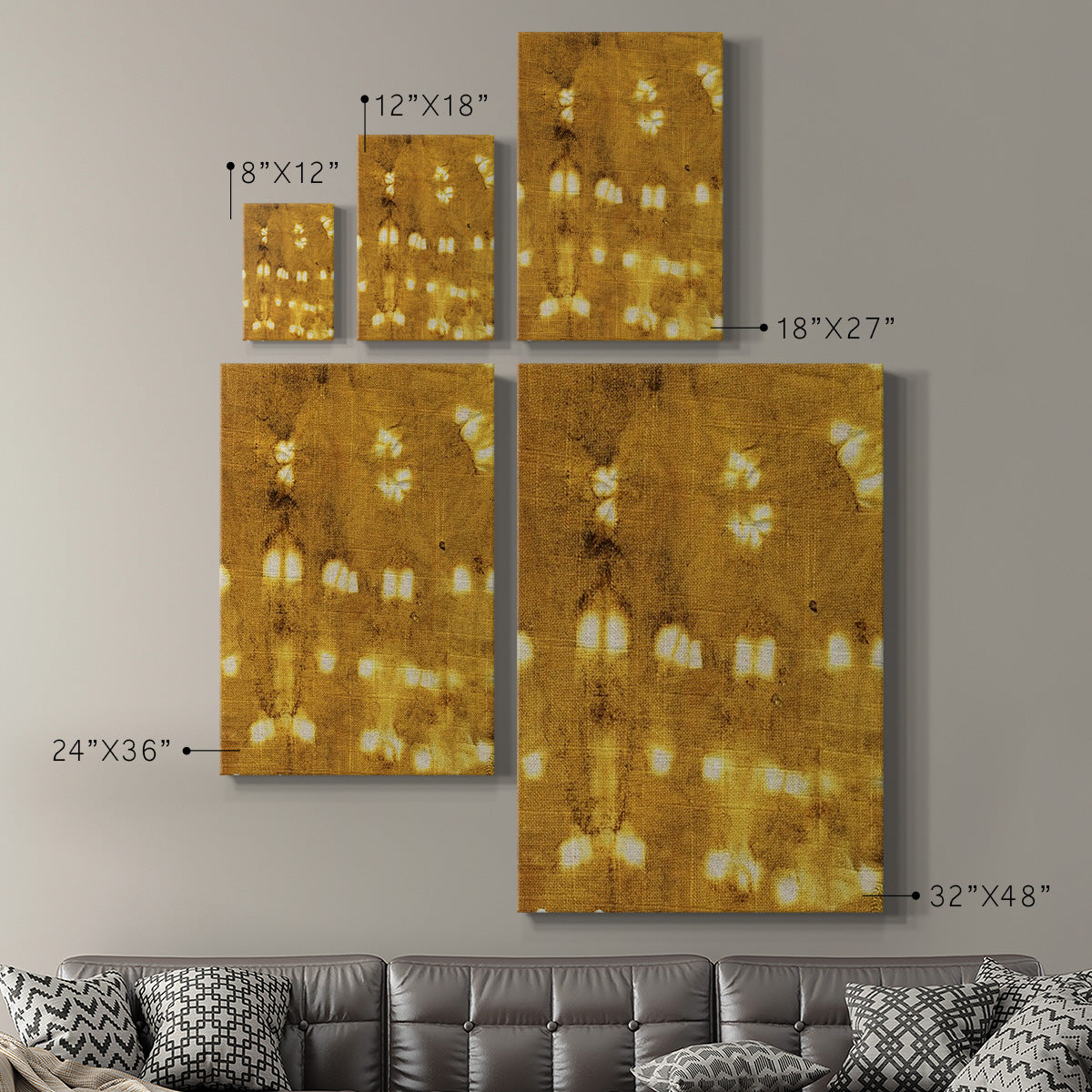 Turmeric Sunrise I Premium Gallery Wrapped Canvas - Ready to Hang