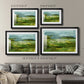 Emerald View I Premium Framed Print - Ready to Hang