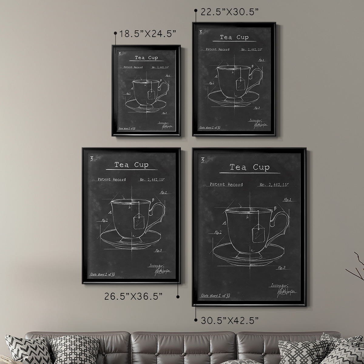 Morning Routine I - Modern Framed Canvas Print
