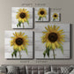 Sunflower on Wood - Canvas Art Print