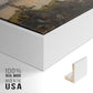 Traunsee, 1871 - Floater Framed Canvas Print
