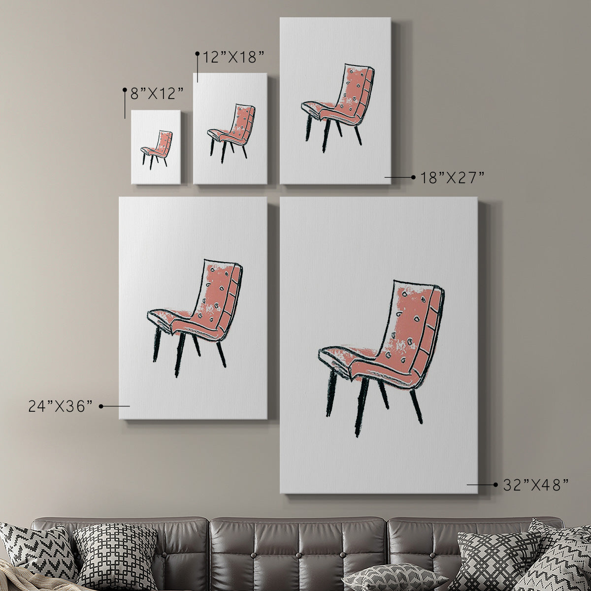 Take a Seat IX Premium Gallery Wrapped Canvas - Ready to Hang