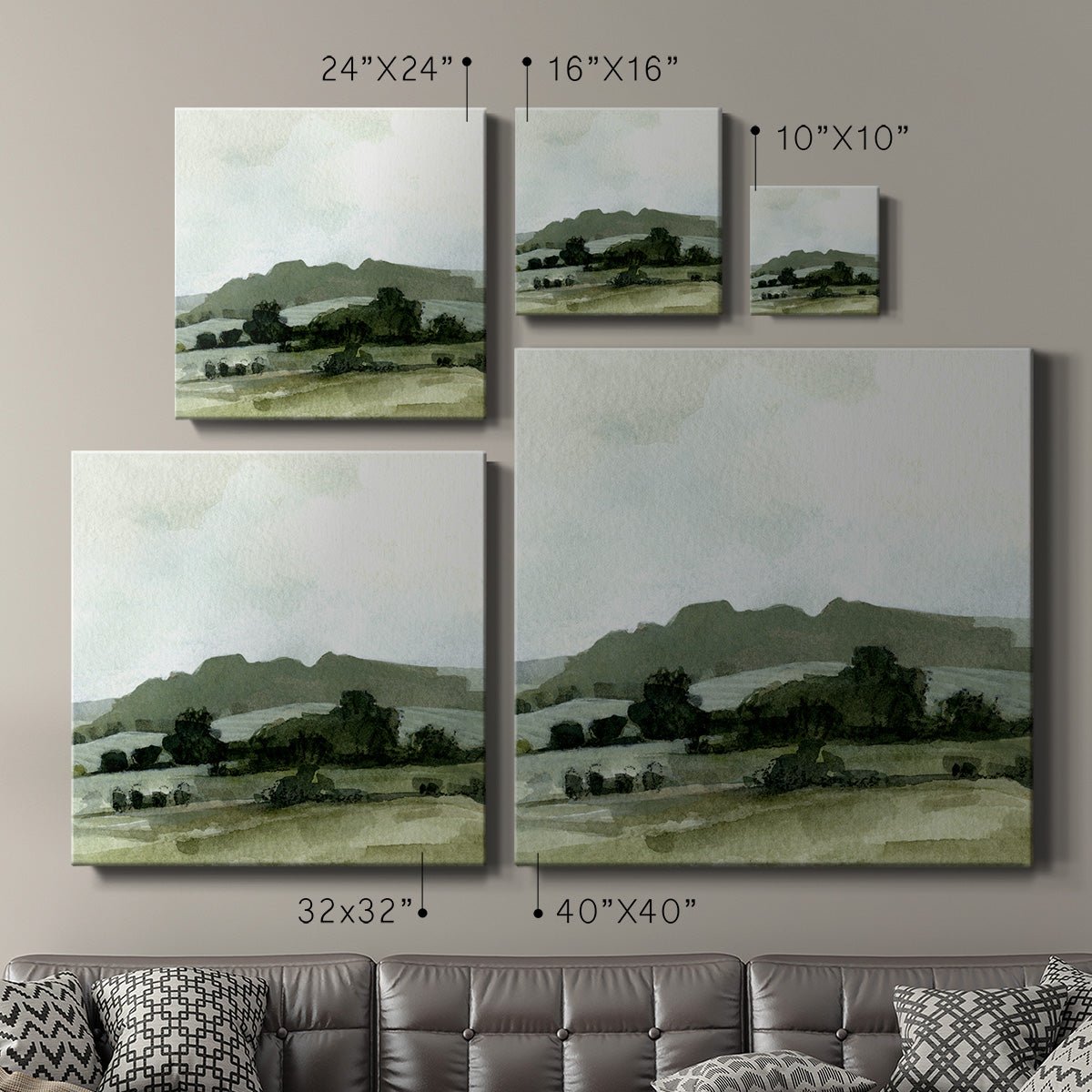 Vert Landscape & Nature II-Premium Gallery Wrapped Canvas - Ready to Hang