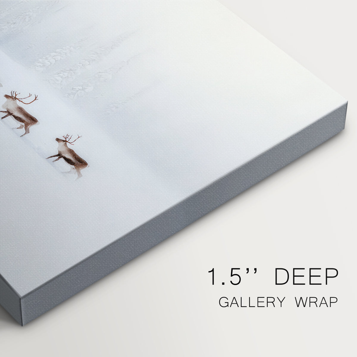 Silver Yule Lullaby - Canvas Art Print