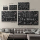 Merry Christmas Chalkboard - Canvas Art Print