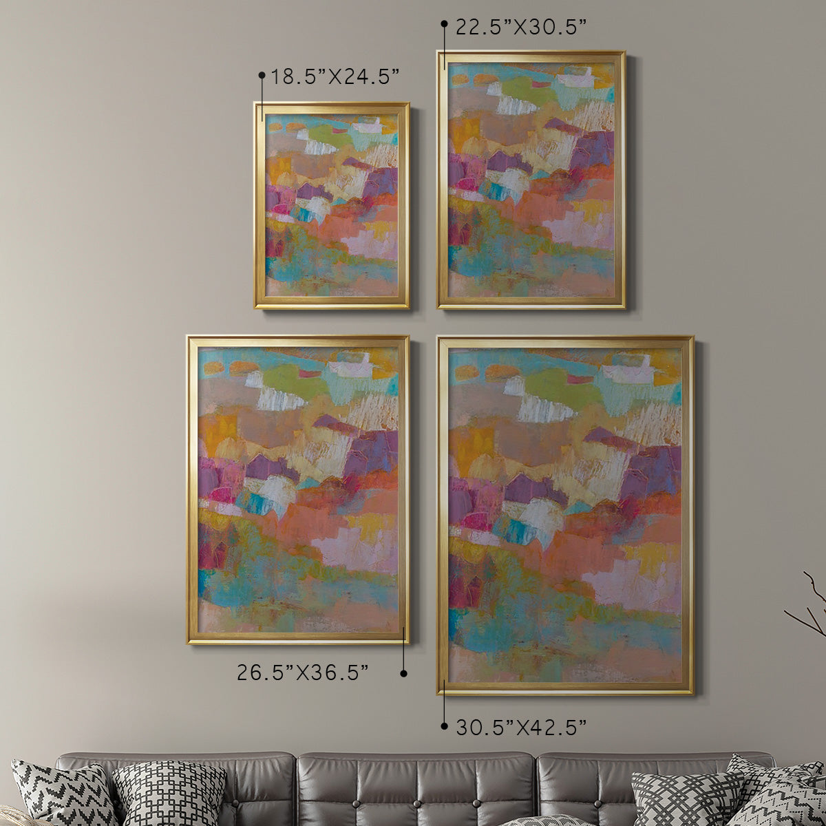Kindill II - Modern Framed Canvas Print