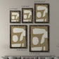 Size comparison chart for a set of two black barnwood framed canvas prints.