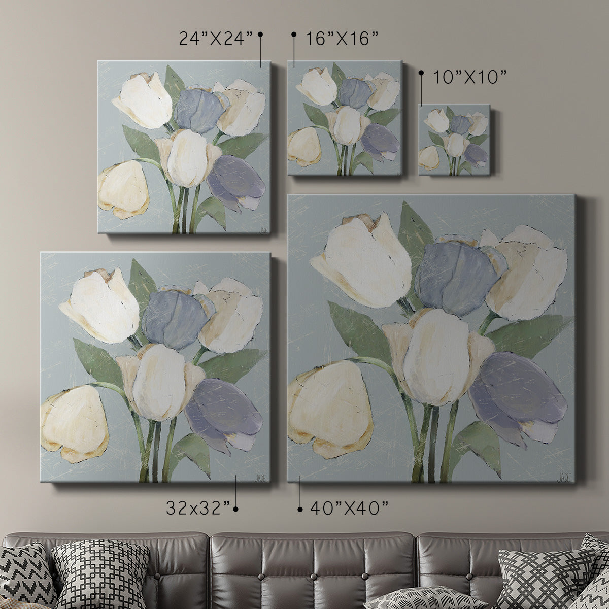 French Tulips II - Canvas Art Print