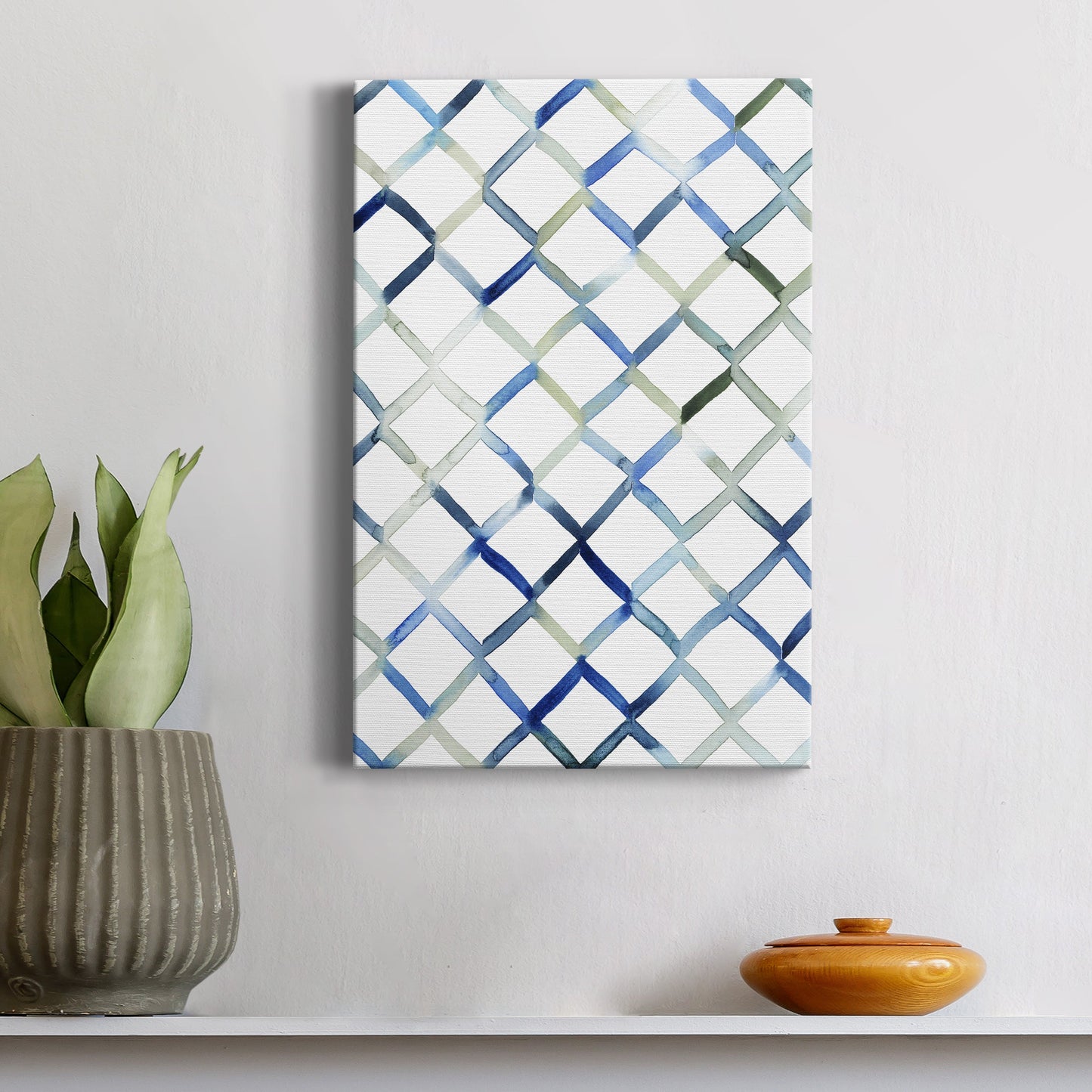 Sea Lattice I Premium Gallery Wrapped Canvas - Ready to Hang