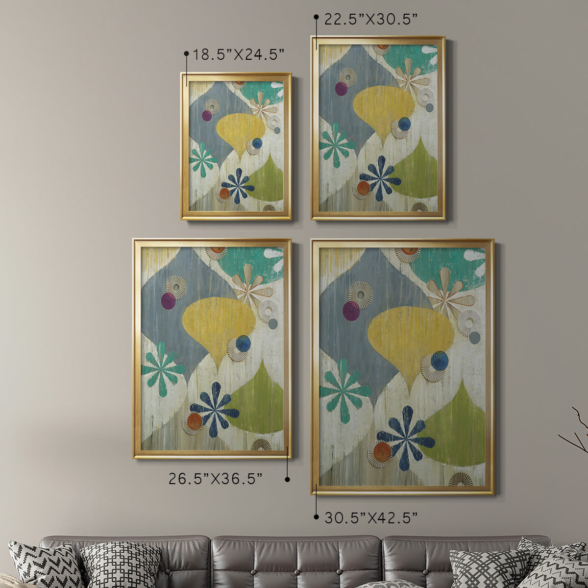 Asterisk - Modern Framed Canvas Print