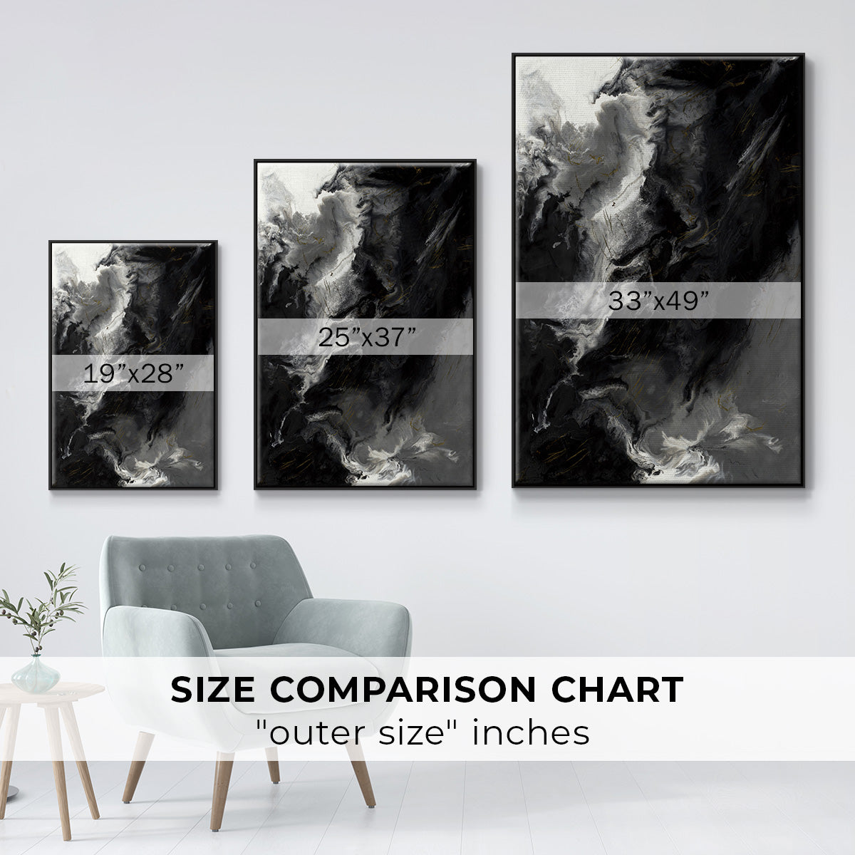 Changes - Framed Premium Gallery Wrapped Canvas L Frame - Ready to Hang