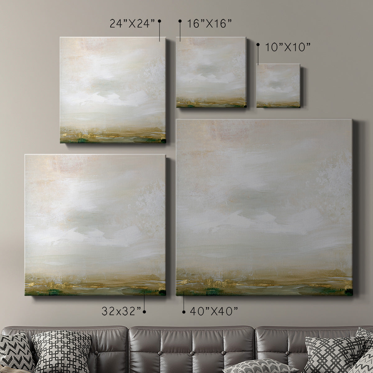 Gold Leaf Marsh II - Canvas Art Print