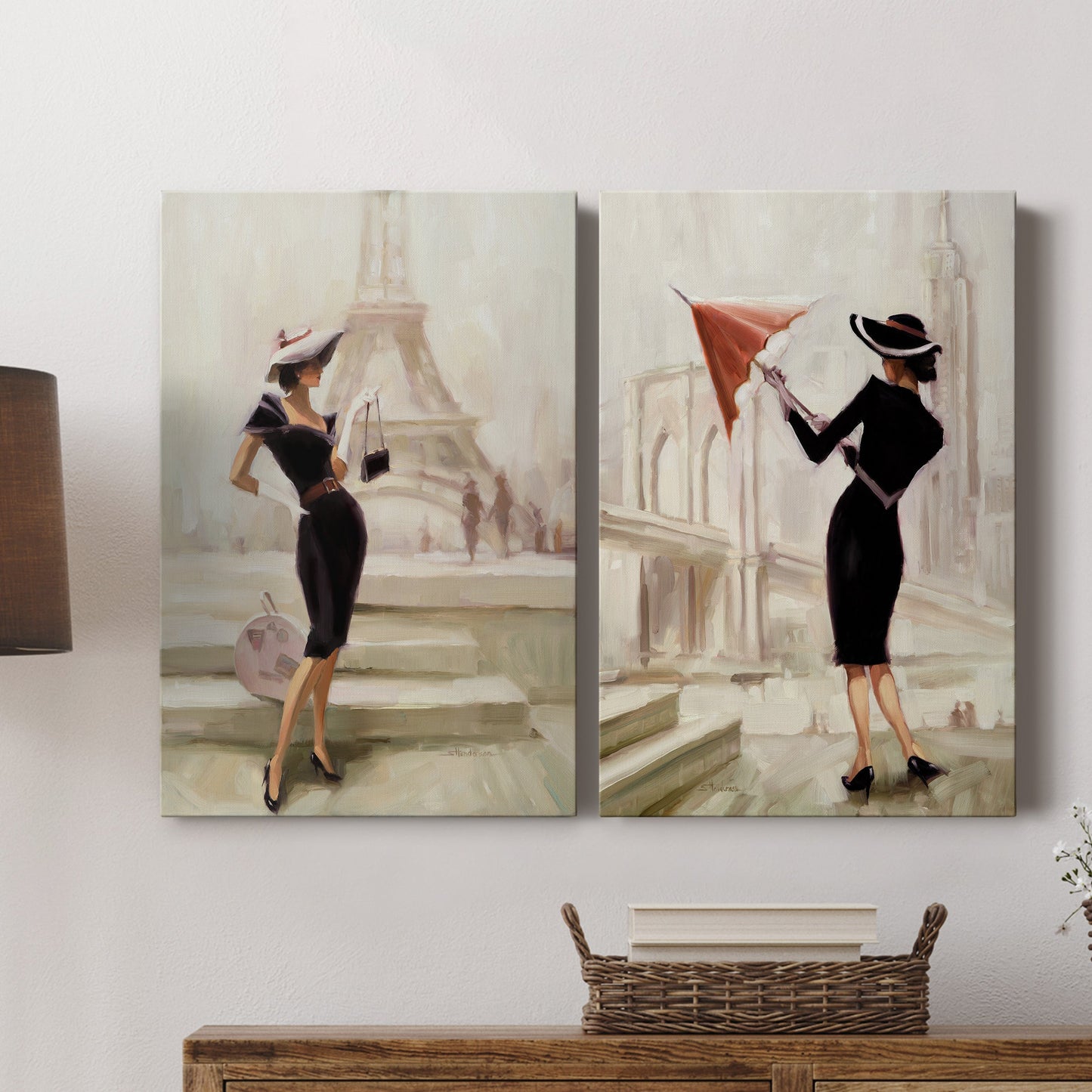 Love, From Paris Premium Gallery Wrapped Canvas - Ready to Hang