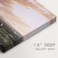 Canvas art print of a coastal landscape with water and sky clearing after storm, highlighting texture and gallery-wrapped edges