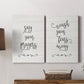 Say Your Prayers Premium Gallery Wrapped Canvas - Ready to Hang - Set of 2 - 8 x 12 Each