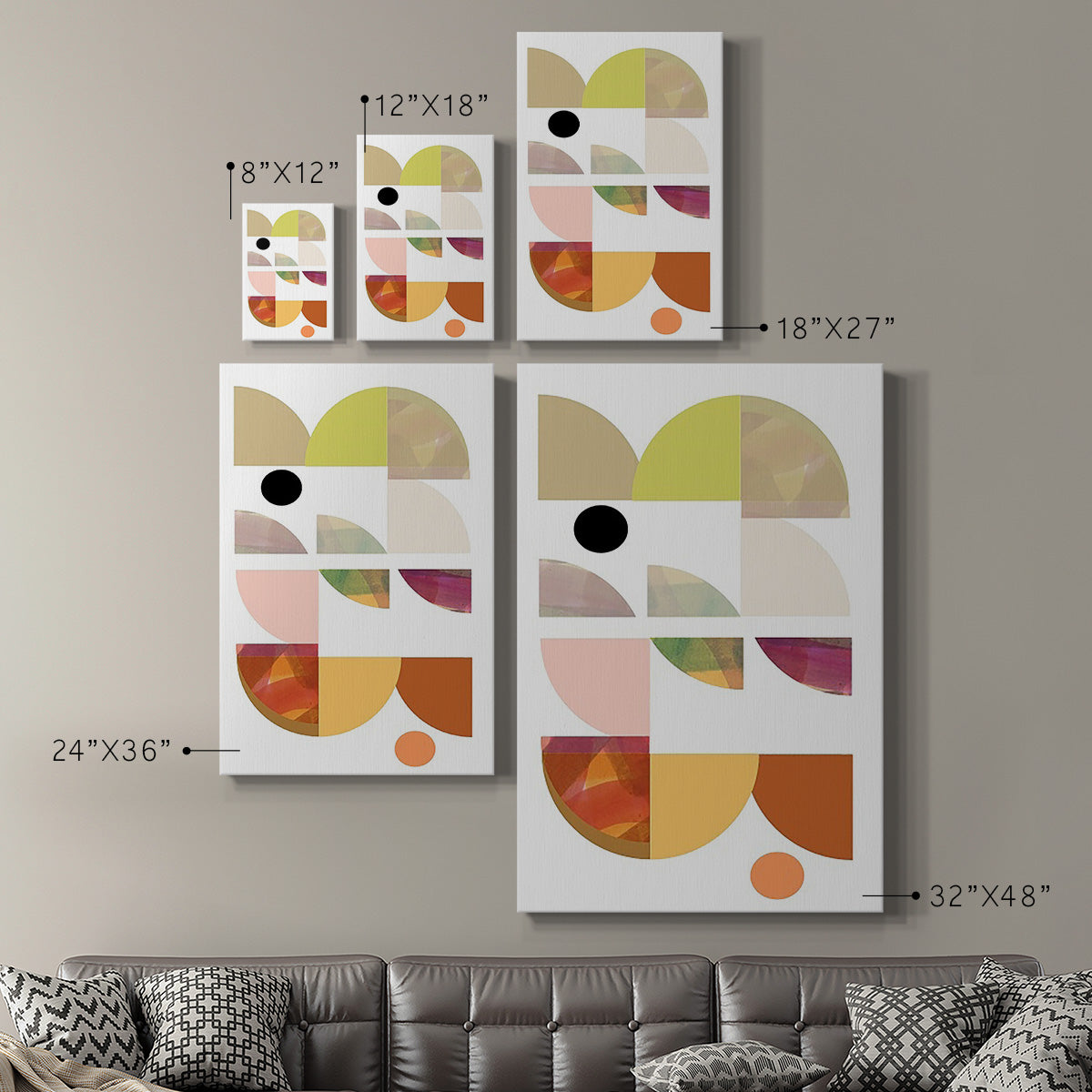 Dorset Shapes III Premium Gallery Wrapped Canvas - Ready to Hang