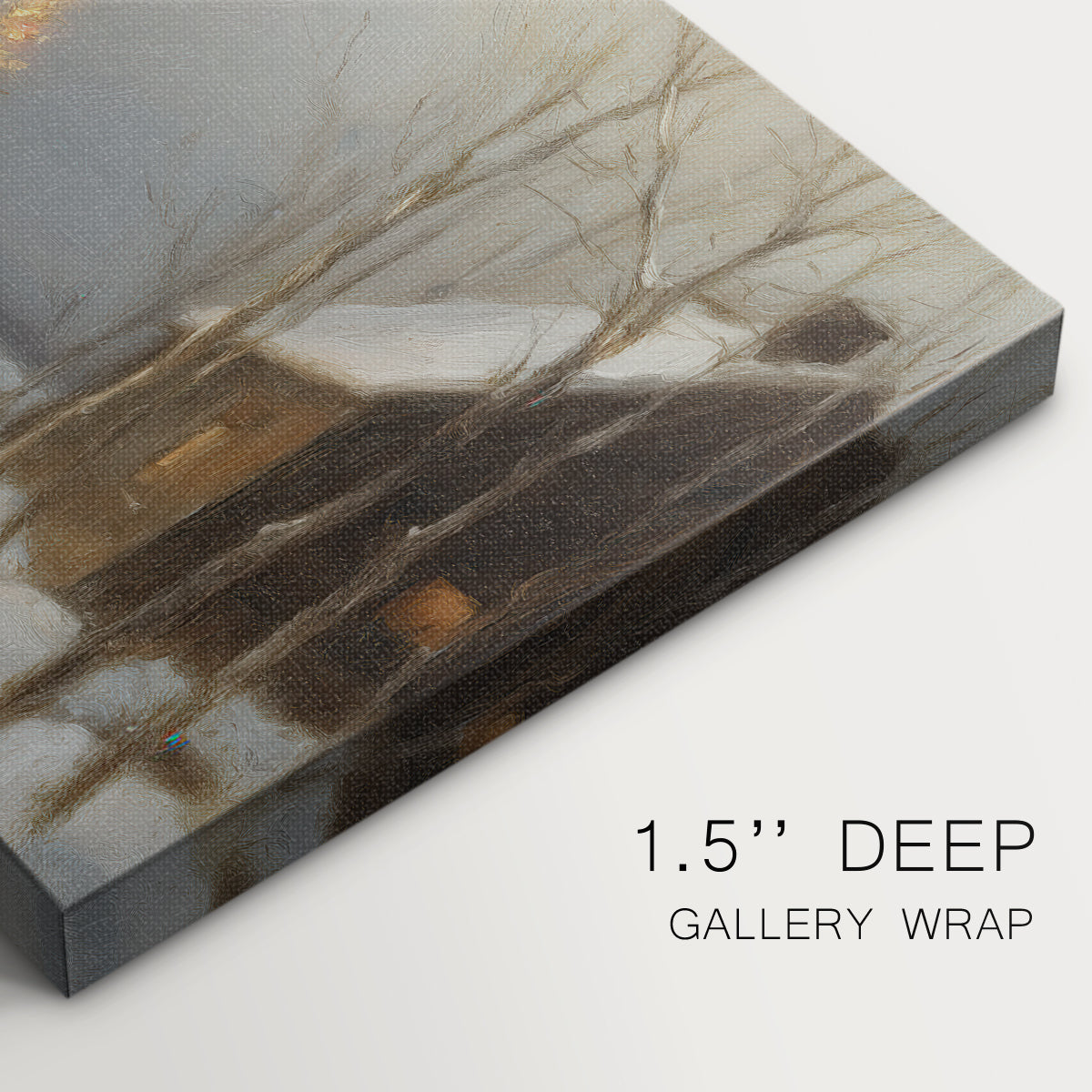 Amber Promise of Cottage - Canvas Art Print