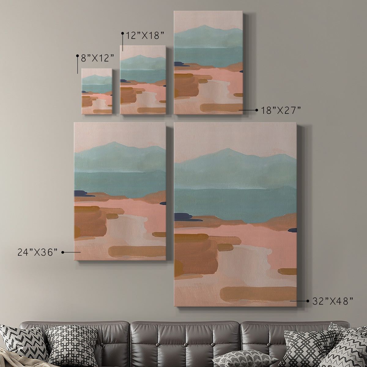 Desert Sunrise I - Canvas Art Print