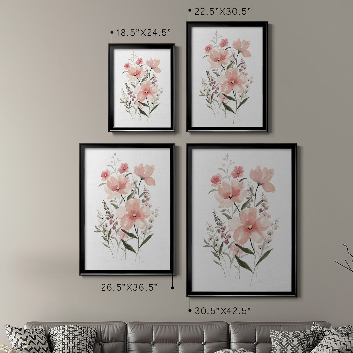 Springs Eden II - Modern Framed Canvas Print