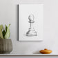 Chess Piece Study VI Premium Gallery Wrapped Canvas - Ready to Hang