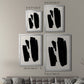 Triple Block Print II - Modern Framed Canvas Print