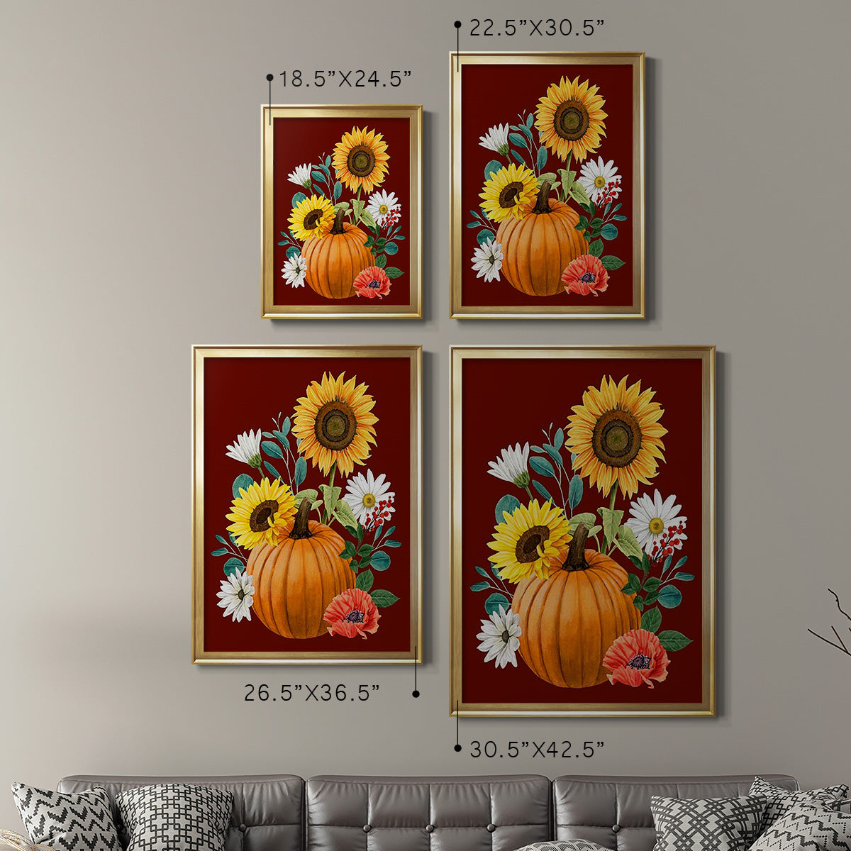 Beautiful Fall I - Modern Framed Canvas Print