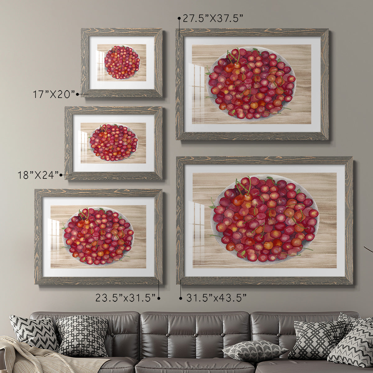 Bowls of Fruit IV-Premium Framed Print - Ready to Hang