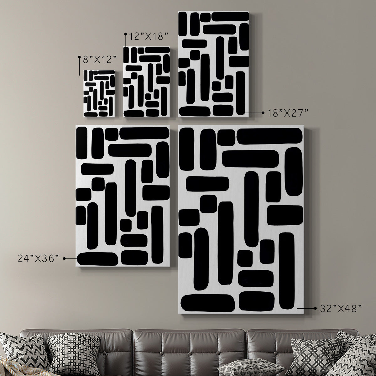 Shuffle IV - Canvas Art Print