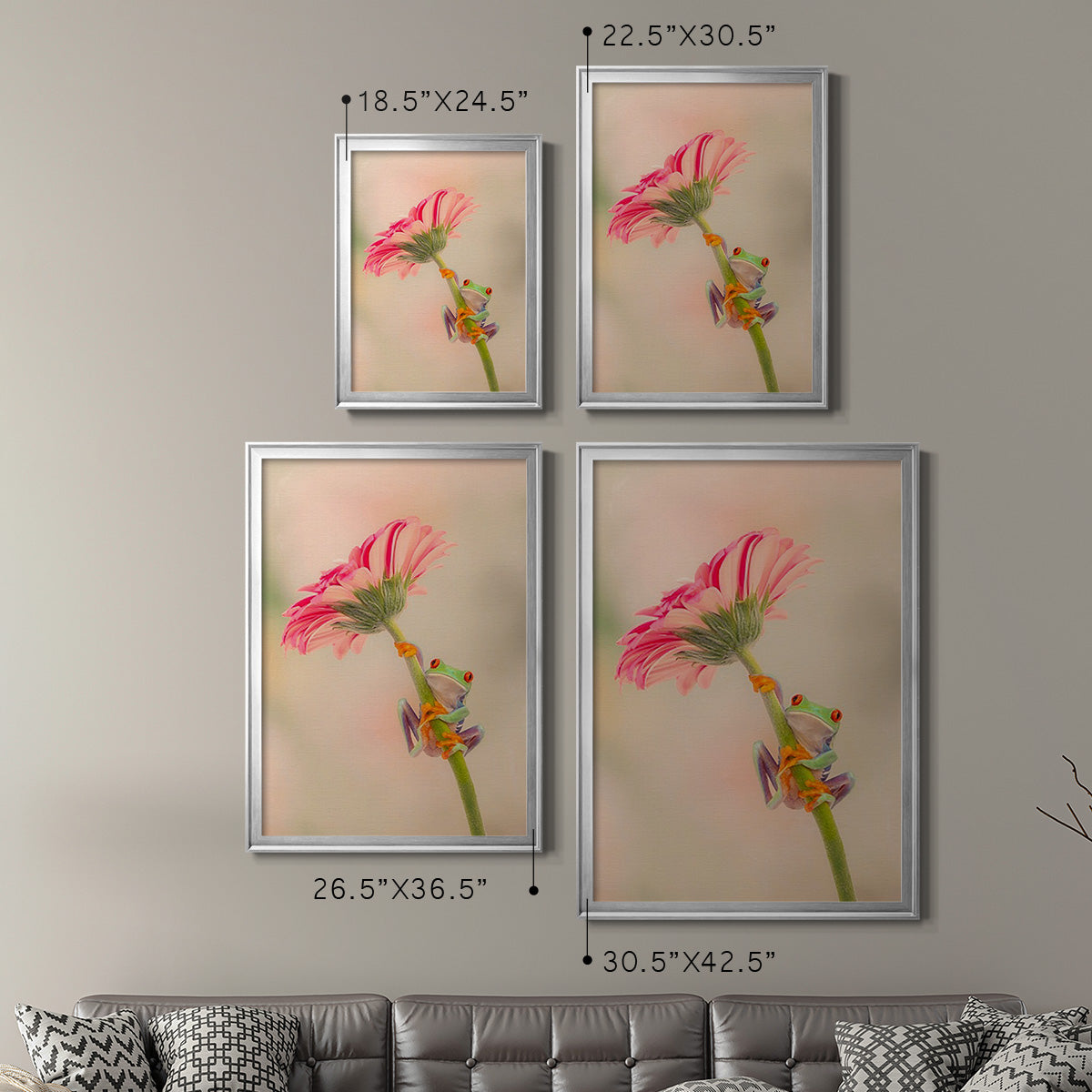 Hanging On I - Modern Framed Canvas Print