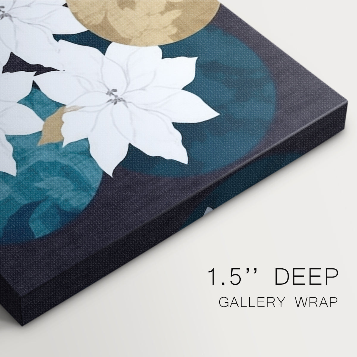 Pale Winter Blessing of Candle - Canvas Art Print