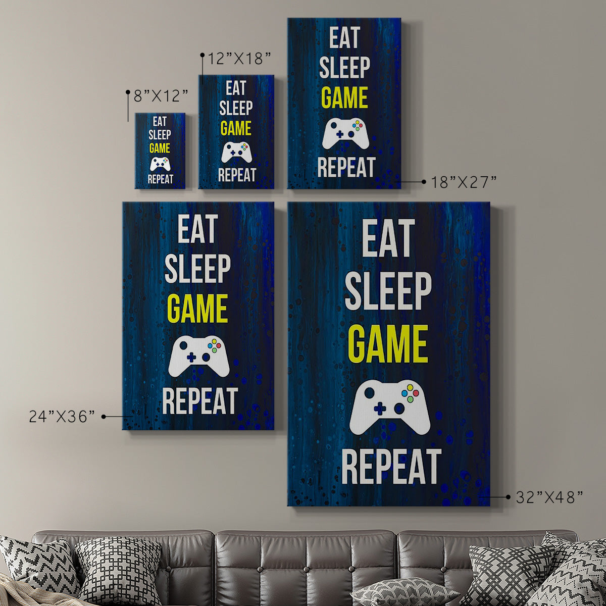 Gamer at Play V - Canvas Art Print