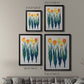 Tulips in a Row I - Modern Framed Canvas Print