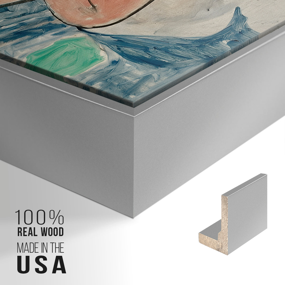 Nude in a Bathrobe (Nu au peignoir), 1941 - Floater Framed Canvas Print
