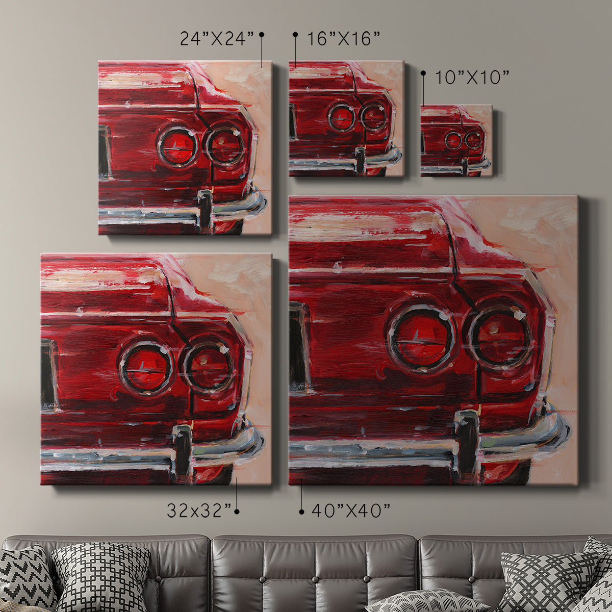 Sportscar Collection IV-Premium Gallery Wrapped Canvas - Ready to Hang