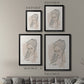 Greek Busts V - Modern Framed Canvas Print