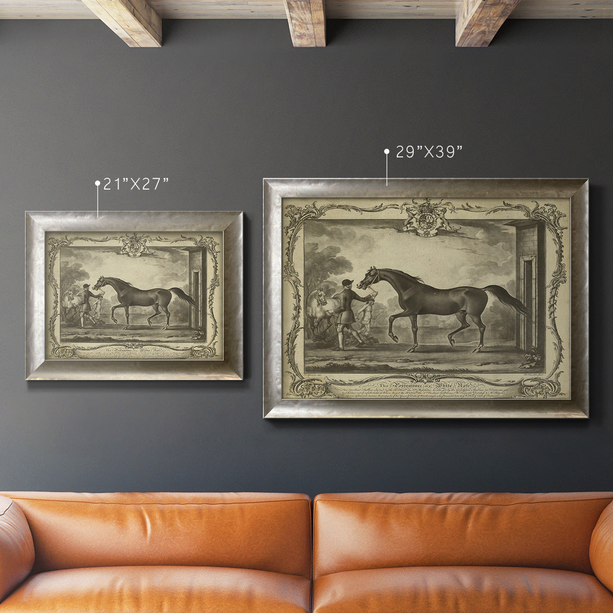 Distinguished Horses IV Premium Framed Canvas- Ready to Hang