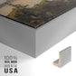 Traunsee, 1871 - Floater Framed Canvas Print