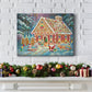 Santa's Ginger Workshop - Premium Gallery Wrapped Canvas  - Ready to Hang