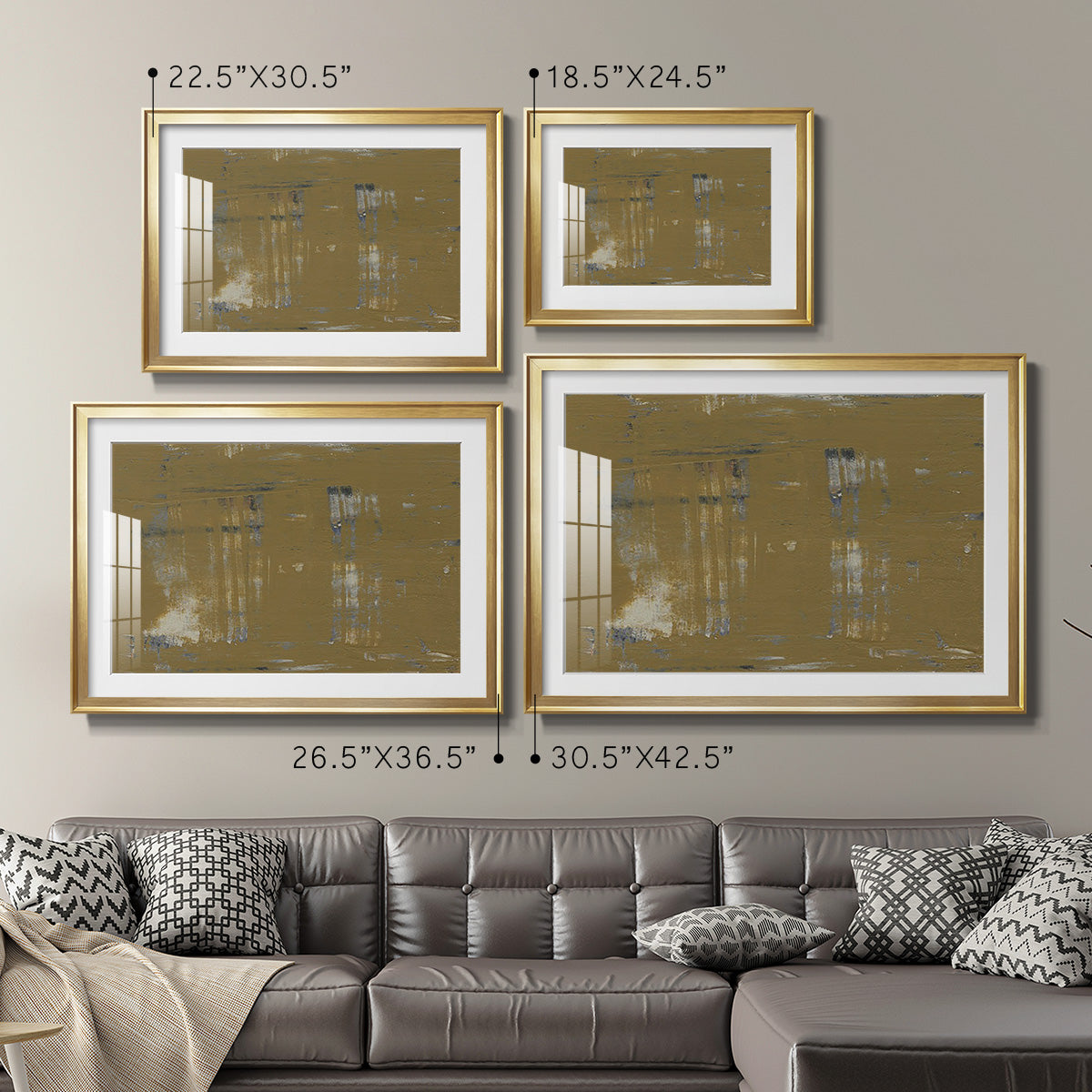 Mystique Abstract II - Modern Framed Art Print