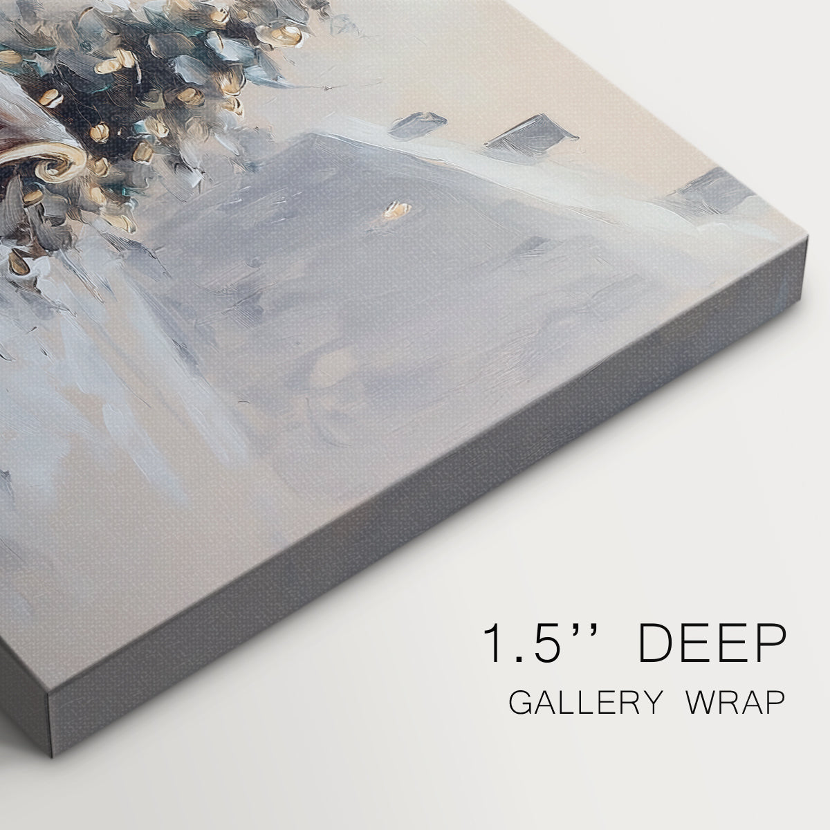 Silver Promise of Manger - Canvas Art Print