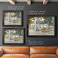 Impressionist leisure portrait scene by John Singer Sargent in an ornate black frame with gilded inner detail shown in multiple size options.